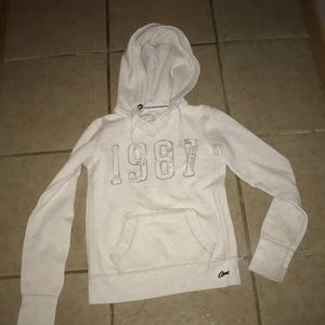 A white/tan sweatshirt from Aeropostale